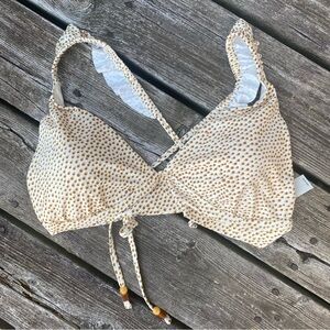 Aerie Polka Dot Bikini Top XXL NWT
